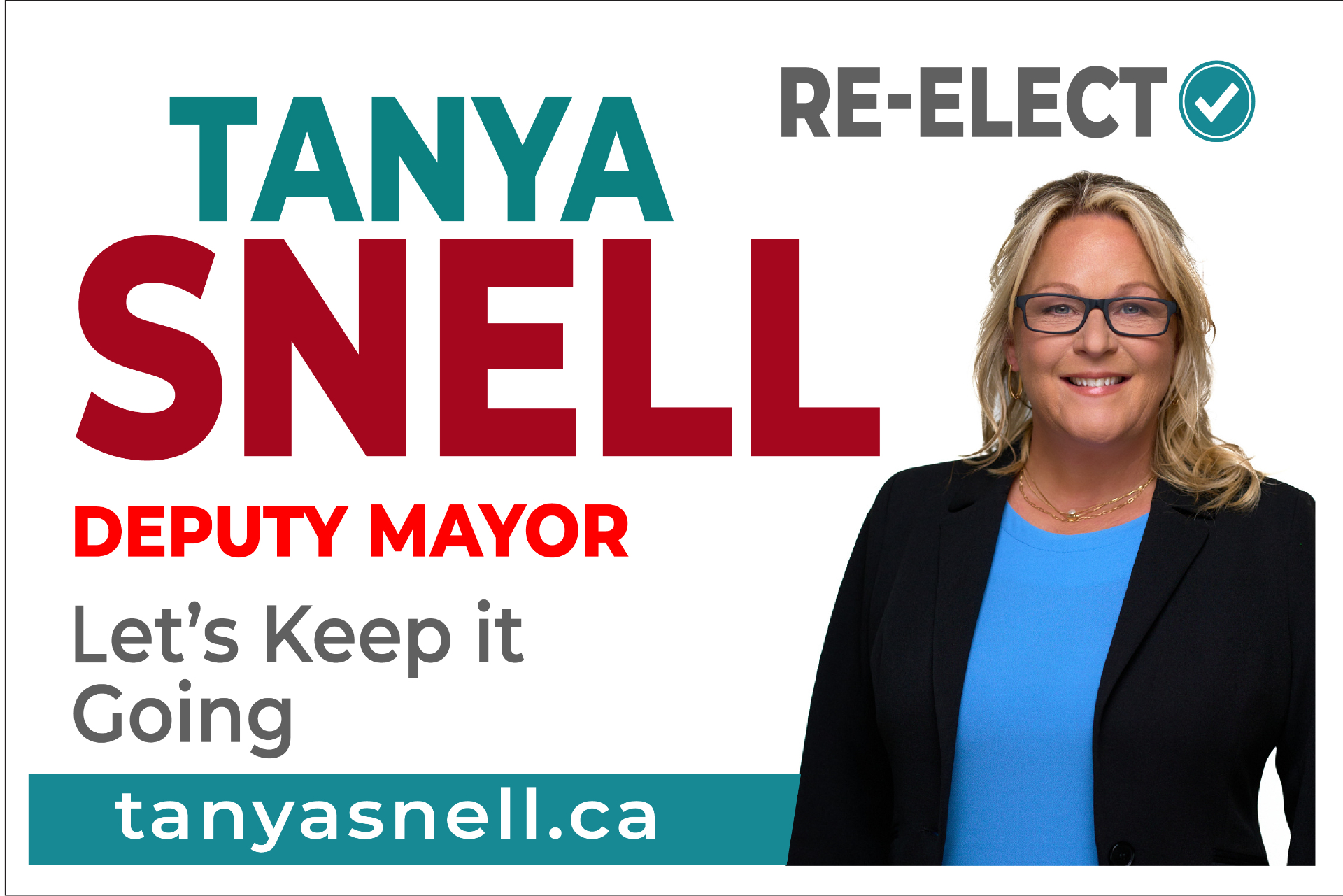 Tanya Snell official campaign lawn sign